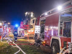 Pożar stodoły na Opolszczyźnie. Ucierpiała jedna osoba