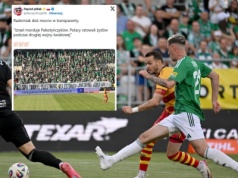 Mocna odpowiedź kibiców Radomiaka na transparent Maccabi!