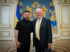 Zełenski po spotkaniu z Kellogiem. 