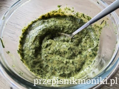 Zielony dressing sałatkowy
