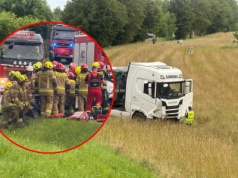 Wypadek na wysokości Ługwałdu w gminie Dywity. Nie żyje 53-letni ojciec i 17-letni syn [ZDJĘCIA, WIDEO]