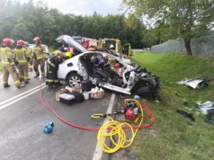 Ojciec i syn nie żyją. Rodzinna tragedia na drodze koło Olsztyna