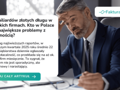 11 miliardów złotych długu w polskich firmach. Kto w Polsce ma największe problemy z płynnością?