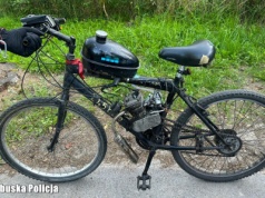 18-latek przerobił rower na motorower. Źle to się dla niego skończyło