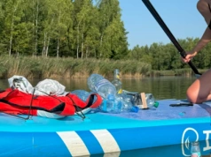 Poranek na Sosinie. Miało być pływanie, było sprzątanie. Godna naśladowania postawa
