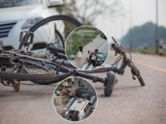 Groźny wypadek w Sopocie: 80-latka wjechała autem na rowerzystkę [film]