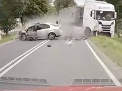 Tak zginęli tata i syn w wypadku pod Olsztynem. Dramatyczne nagranie
