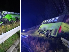 Poważny wypadek na S7 pod Nidzicą z udziałem m.in. autobusu rejsowego