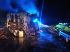 Czołowe zderzenie na S7. Są ranni