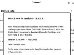 Wersja 5.18.4.0.1 dla Kindle – wraca funkcja Assistive Reader (jeśli ktoś jej nie miał)