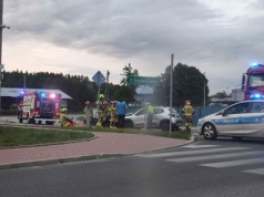 Wypadek w Zagnańsku, 3-letni chłopiec trafił do szpitala