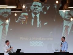 Piwo Kosiniaka-Kamysza z Mentzenem. Nagle padło zaskakujące pytanie. 