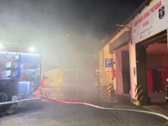 Nocny pożar remizy OSP Hel. Duże straty
