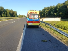 Wypadek cysterny na 120 km autostrady A2. Utrudnienia