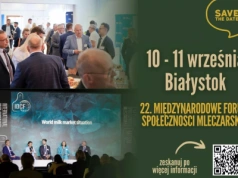 22. Międzynarodowe Forum Społeczności Mleczarskiej już we wrześniu!