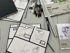 Maraton rysowania komiksów w EC1 Łódź. Upał tematem przewodnim [ZDJĘCIA]