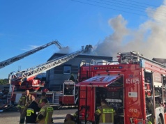 Pożar tartaku w Szczodrzejewie. W akcji 21 zastępów