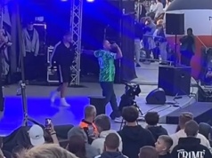 Burmistrz Sochaczewa wyszedł na scenę i zaczął rapować, anonsując Molestę