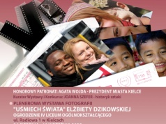 Wielkoformatowa i plenerowa wystawa fotografii „Uśmiech Świata” Elżbiety Dzikowskiej w Kielcach oraz konkurs