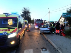 Poważny wypadek na granicy powiatów