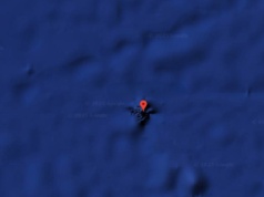 Współrzędne 0°N 0°E. Znajduje się tu wyspa, której... nie ma