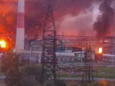 Ukraińcy odpowiedzieli na nocny atak na Kijów. Płoną dwie rosyjskie rafinerie