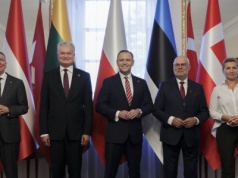 Prezydenci krajów bałtyckich i premier Danii w Belwederze u prezydenta Karola Nawrockiego