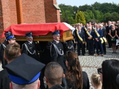 Ostatnie pożegnanie druha Krystiana Dułaka