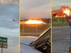 Katastrofa podczas próby do Air Show w Radomiu. Rozbił się F-16