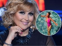 Katarzyna Skrzynecka w różowym kostiumie. Ekspert mody grzmi: "BEZGUŚCIE!"