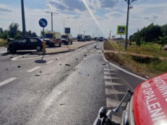 POWIAT NOWOTOMYSKI: Zderzenie dwóch osobówek