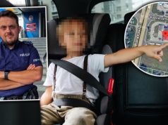 6-letnia córka policjanta zauważyła z auta coś niepokojącego. Zaczęła się dramatyczna walka