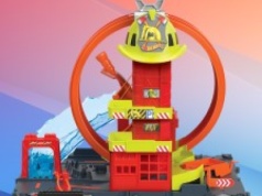 Tor Hot Wheels City Remiza strażacka z jednym samochodzikiem za 77,99 zł w Amazon PL