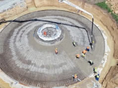 Powstaje jedna z największych farm wiatrowych w Polsce. Fundamenty już gotowe