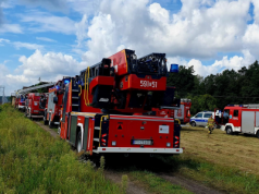 Pożar poddasza budynku mieszkalnego w Mokrz