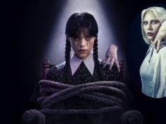 Lady Gaga cała na biało jako legenda Akademii Nevermore w 2. sezonie Wednesday! Pierwsze zdjęcie gwiazdy w hicie Netflixa
