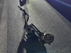 Dwaj mężczyźni na jednej hulajnodze. Zginęli na miejscu