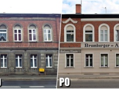 Remont w Bydgoszczy wywołał burzę. Poszło o odnowione niemieckie napisy