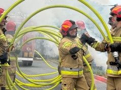 Pożegnanie strażaka odchodzącego na emeryturę
