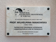 W Toruniu odsłonięto tablicę pamiątkową z okazji Roku Wilhelminy Iwanowskiej
