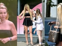 Marianna Schreiber z torebką Louis Vuitton (?) wybrała się na przedłużanie włosów