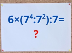 Tu nie potrzeba zdolności matematycznych. Wystarczy znajomość jednej reguły