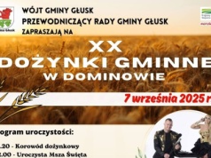 Dożynki Gminy Głusk w Dominowie 2025. Gwiazda wieczoru Piękni i Młodzi Dawid Narożny [PROGRAM]