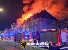 Pożar kamienicy w Gdańsku. Jedna osoba nie żyje