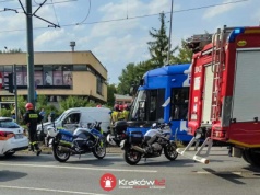 Dwa poważne wypadki w Krakowie