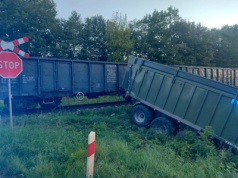 O włos od tragedii. Kierowca ciągnika z mandatem i punktami