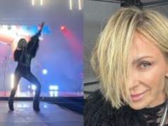 Anna Wyszkoni wkroczyła na scenę w odważnej kreacji z prześwitami. Petarda?