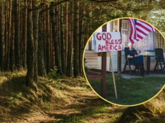 Polacy udają Amerykanów. Nietypowy LARP w lesie pod Warszawą podbija internet