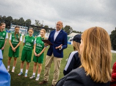 Minister Sportu i Turystyki odwiedził stadion Warty Poznań.