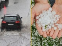 Pogodowy armagedon w Małopolsce. Duży grad, ulewy i zalane posesje